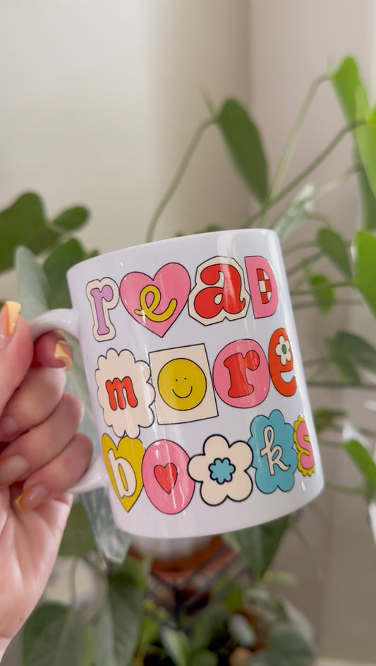 Read more books mug