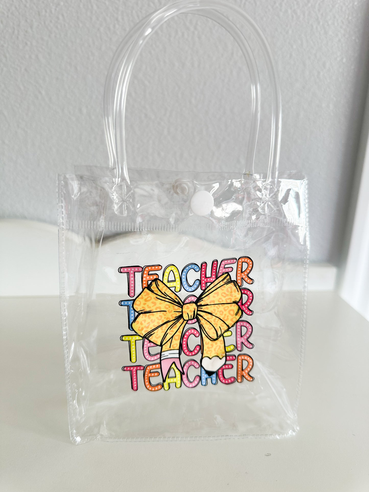 Teacher clear bags