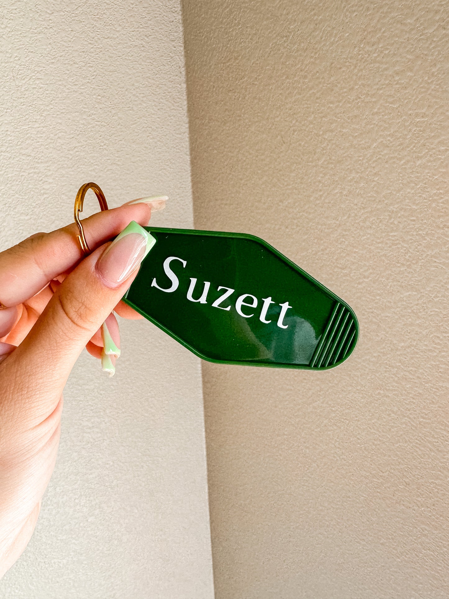 Motel keychain