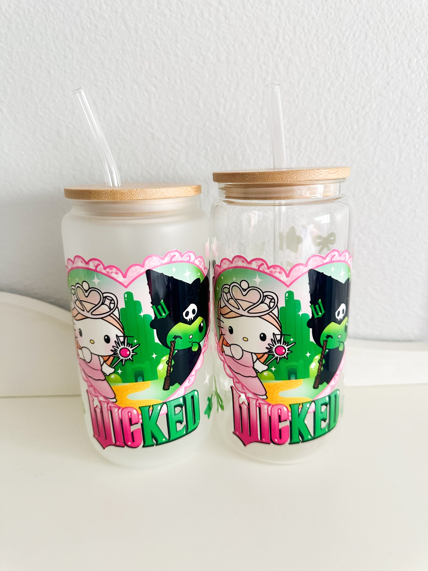 Wicked glass cup