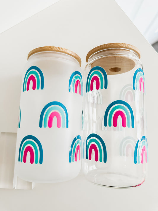 Mental health glass cups