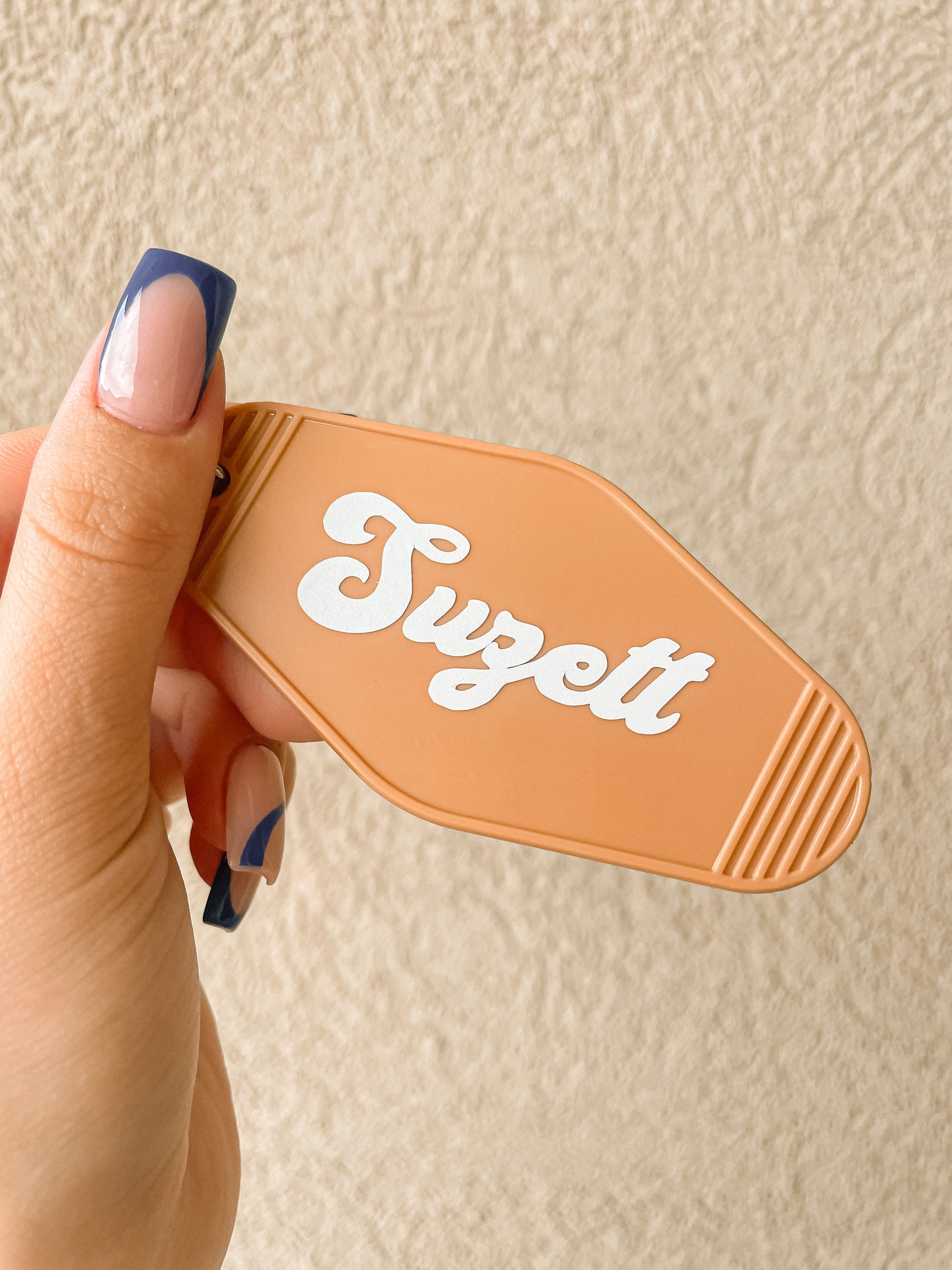 Motel keychain