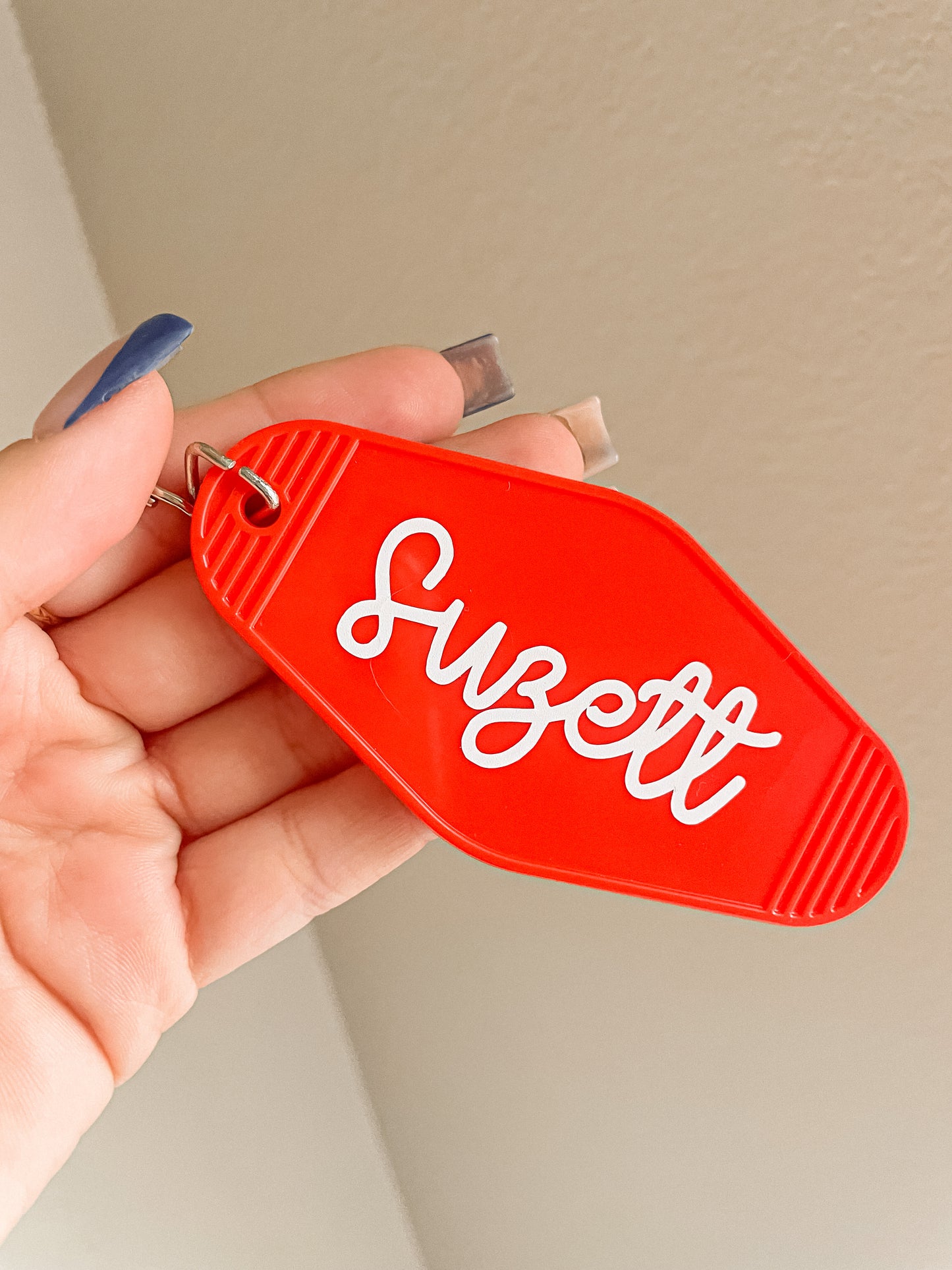 Motel keychain