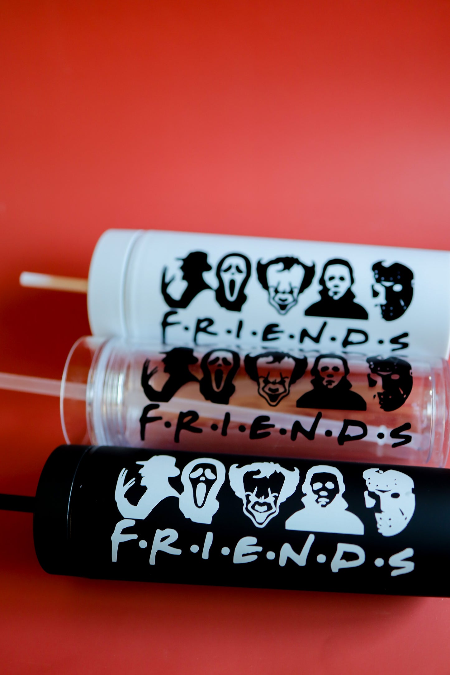 Halloween friends tumbler