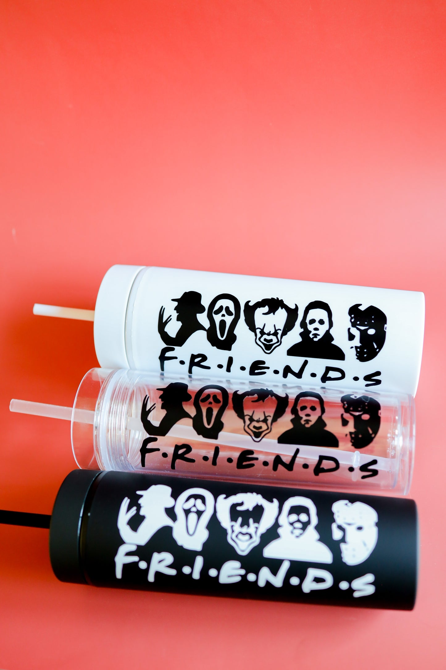 Halloween friends tumbler