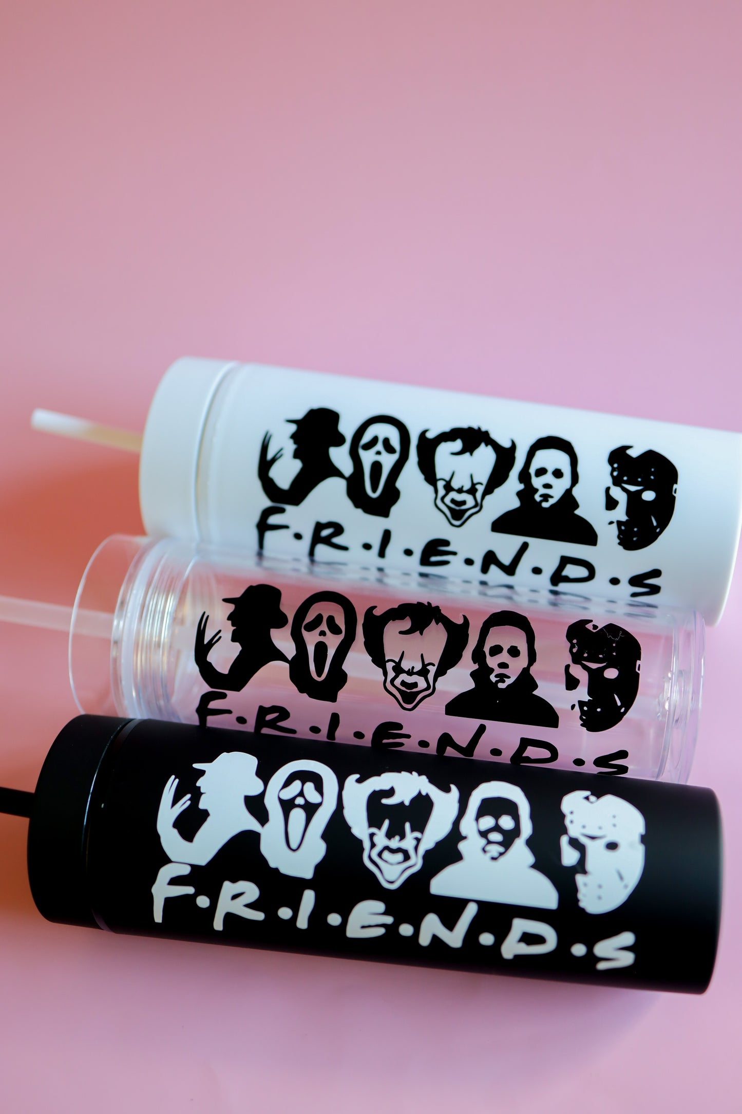 Halloween friends tumbler