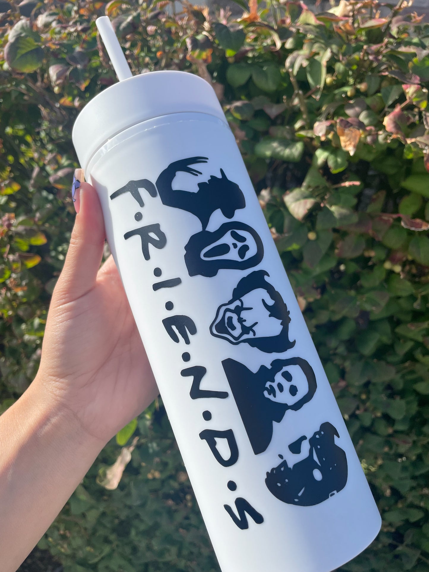 Halloween friends tumbler