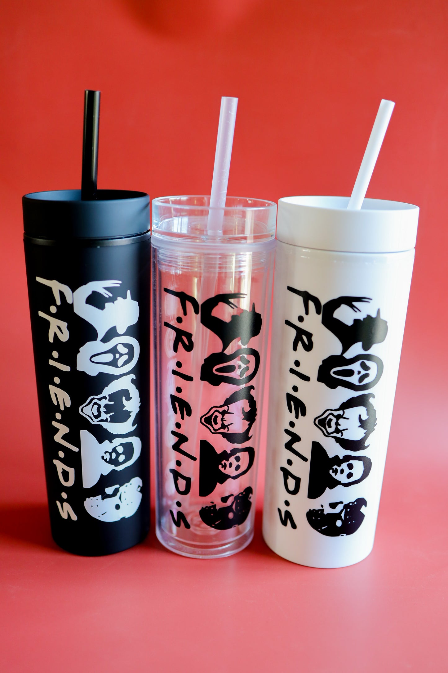 Halloween friends tumbler