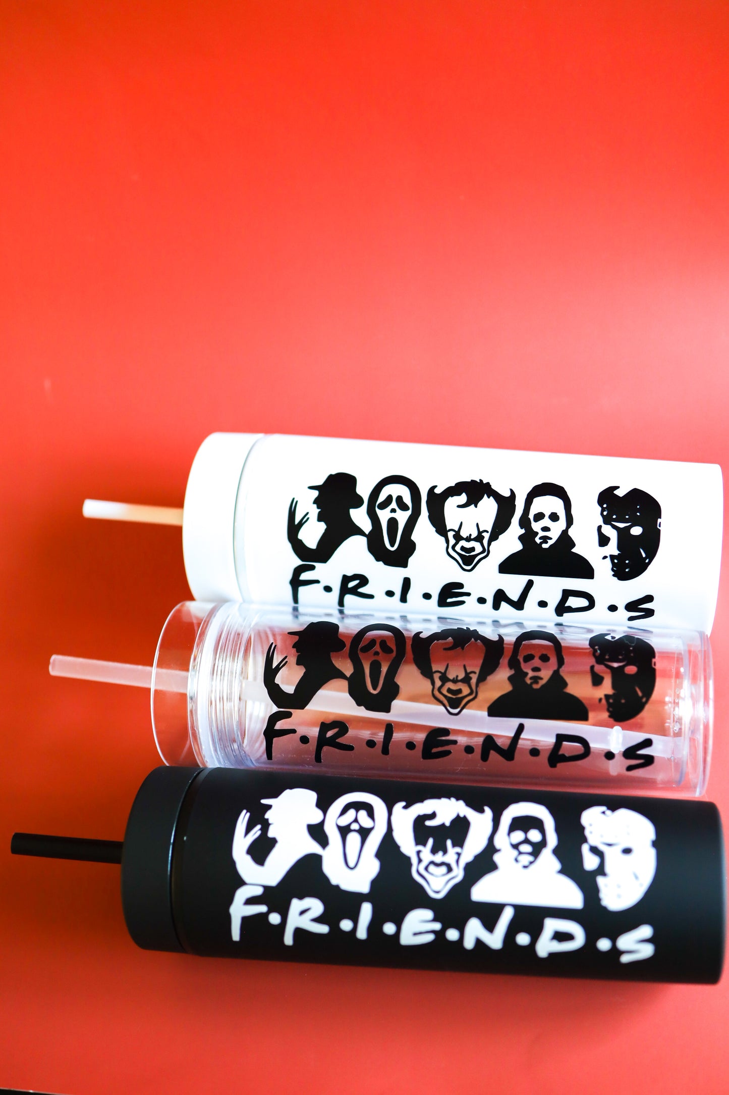 Halloween friends tumbler