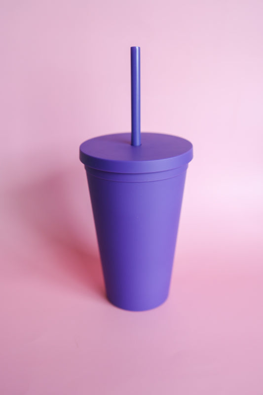 Dark purple 16oz classic tumbler