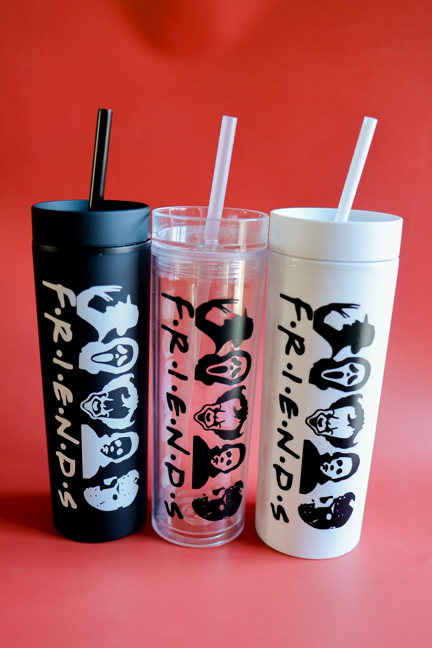 Halloween friends tumbler