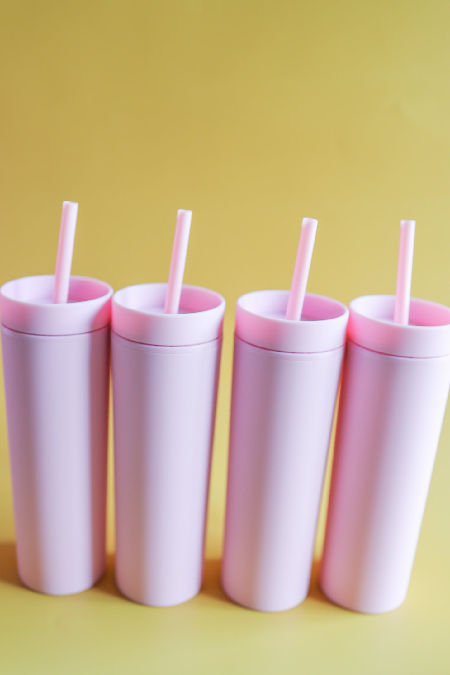 Pastel Pink Skinny tumbler