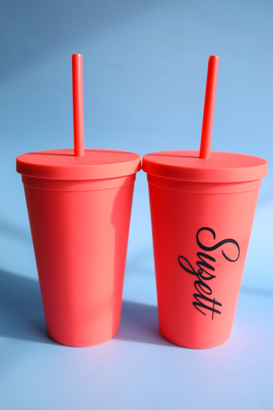 Coral 16 oz classic tumbler