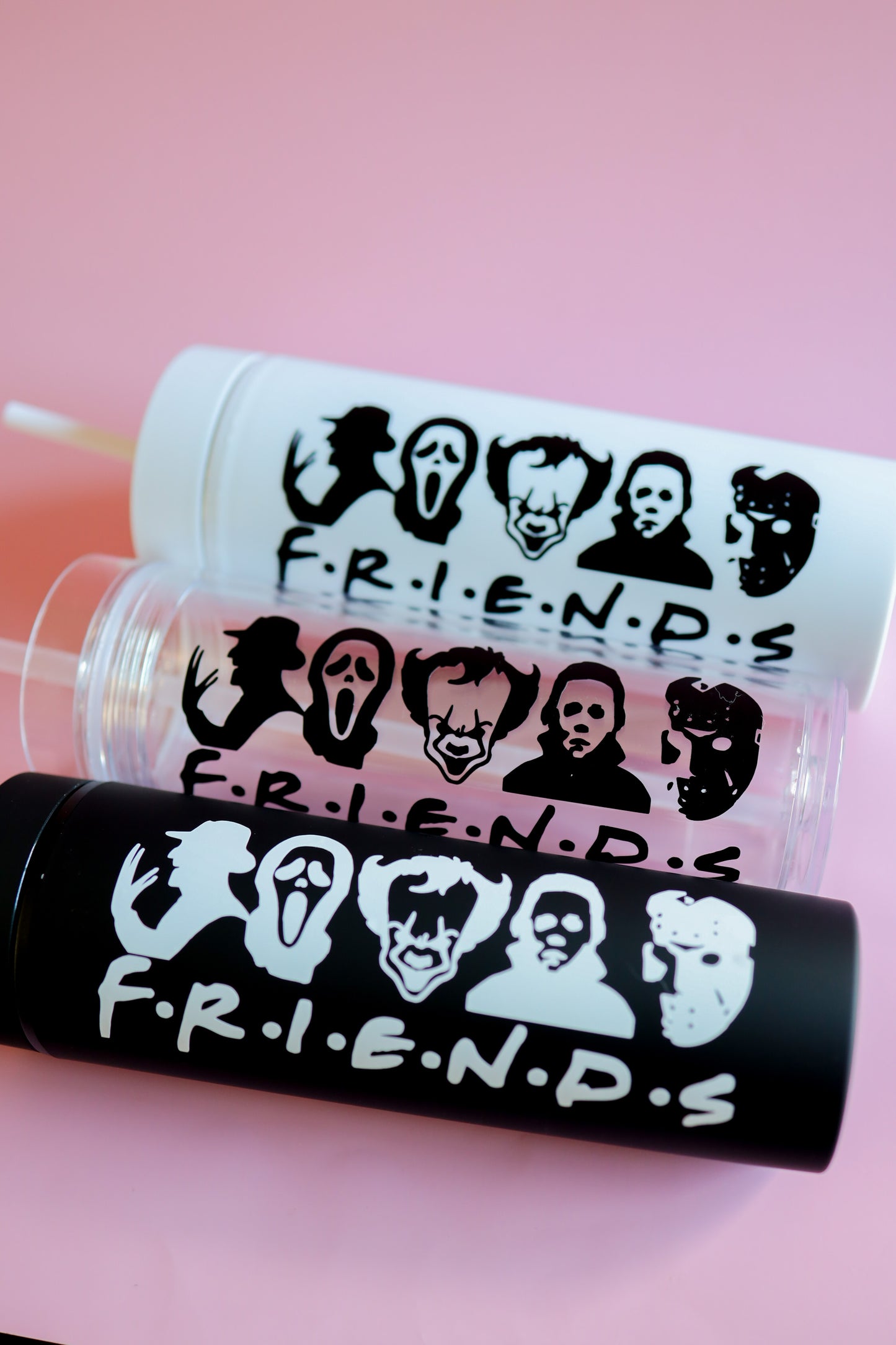 Halloween friends tumbler